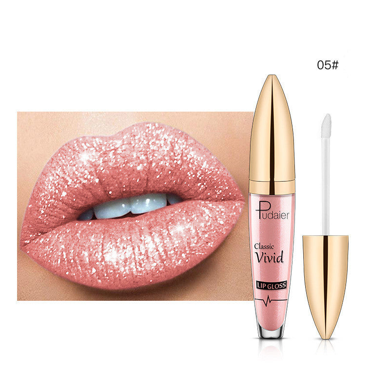 Pudaier Sip Glitter Flip Matte Shimmer Lip Gloss No Stain On Cup Diamond Lipstick Pudaier Sip Glitter Flip Matte Shimmer Lip Gloss No Stain On Cup Diamond Lipstick